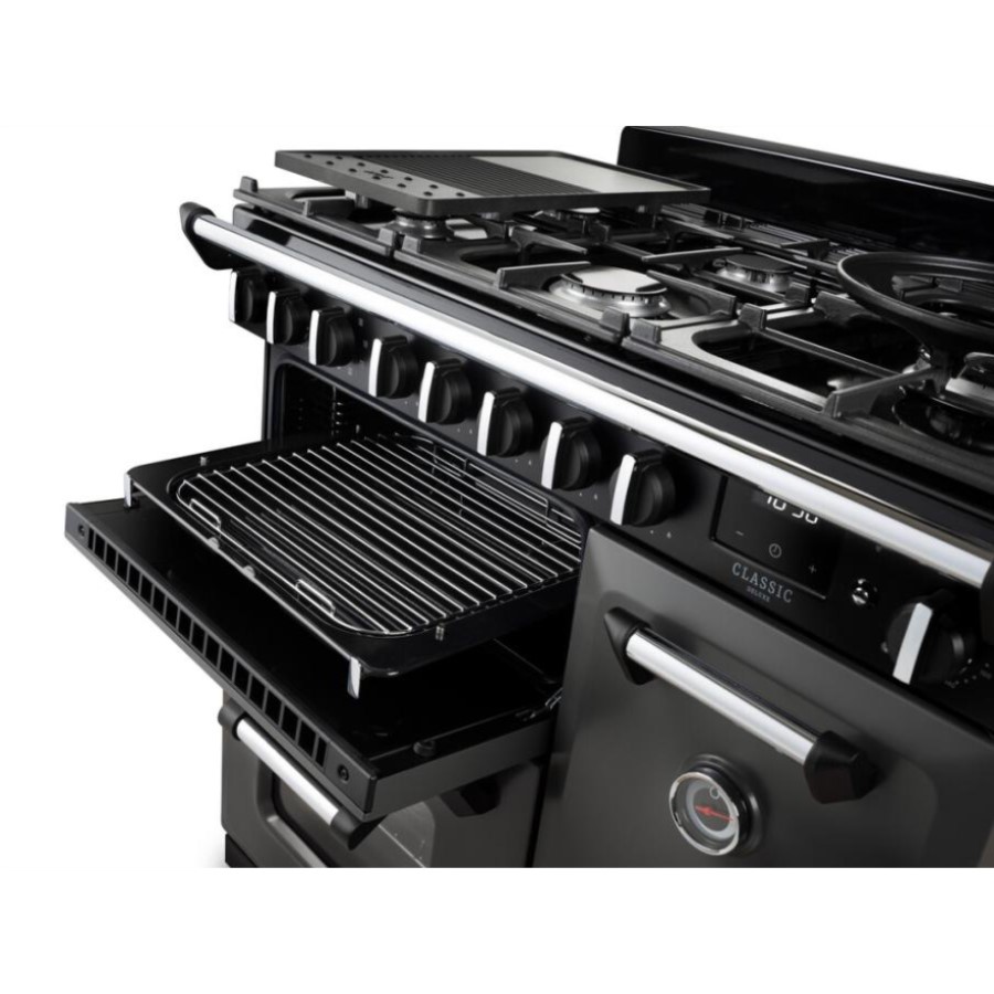 additioanl image for  RangeM Dual Fuel Bordeaux/Chrome 100 cm 